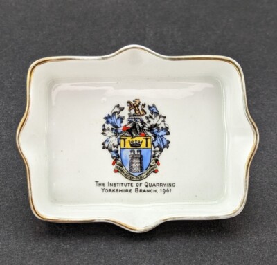 Institute of Quarrying Yorkshire Branch 1961 Vintage H M Sutherland Trinket Dish