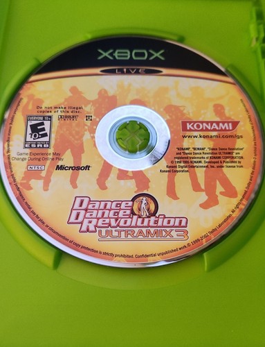 Dance Dance Revolution Ultramix 3 (Xbox, 2005) Complete In Box - Picture 3 of 5
