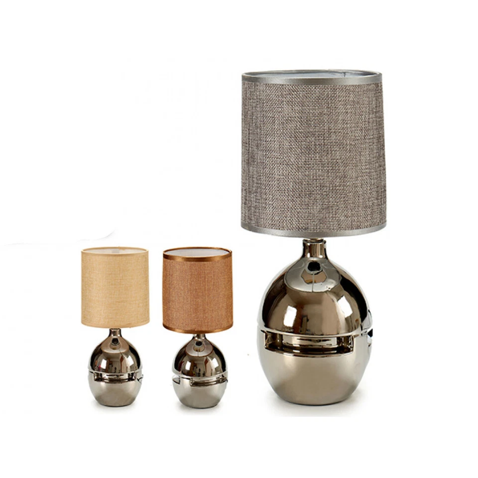 2er Design Tisch Leuchte Wohn Raum Beleuchtung Strahler Textil Lampe  - Bild 1 von 1
