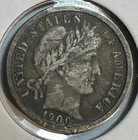 1900-P Barber Dime - (12-22)