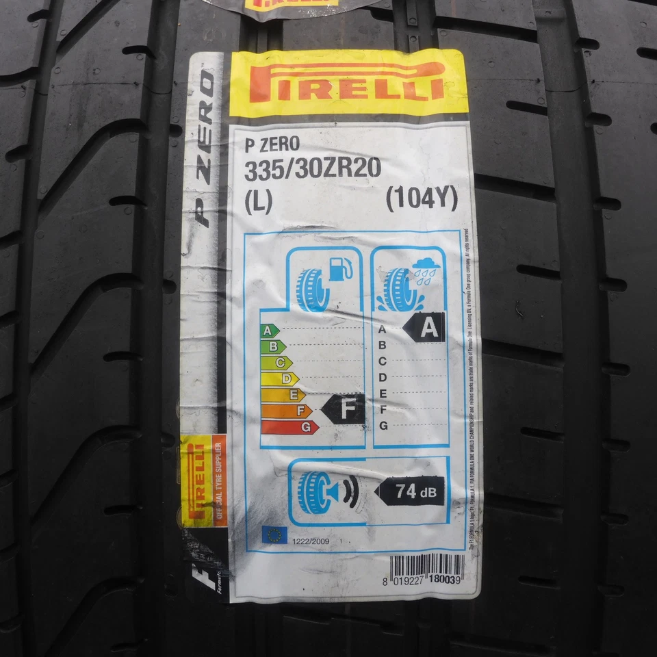 335 30 20 2x PIRELLI 335/30 R20 104Y PZero L Sommerreifen 2017 VOLL - Bild 2 von 4