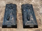 2 X 1981 Star Wars Han Solo In Carbonite from Slave 1 Ship Original Kenner Vntg