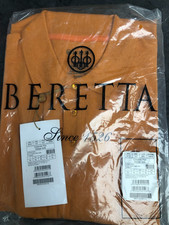 Beretta mens XL corporate polo in orange
