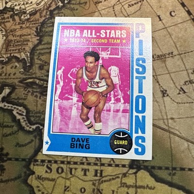 1974-75 Topps #40 Dave Bing  Ext. HOF..NBA All-stars. Free Ship
