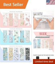 15 Pieces Bookmarks, Magnetic Bookmarks for Women, Page Markers for Students ...