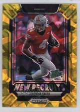 2025 Panini Prizm Draft Picks New Recruits Gold Ice Jeremiah Smith #25 1h4z
