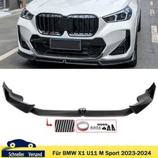 F�r BMW X1 U11 U12 M Sport 2022-24 Frontspoiler Lippe Carbon Color MP Optik DHL