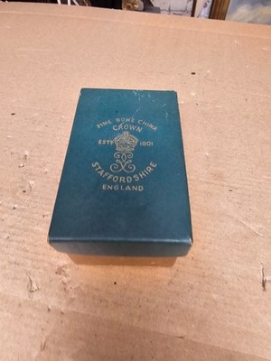 CROWN STAFFORDSHIRE Präsentationsbox NUR möglich Ei Coddler FEINES KNOCHENCHINA