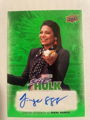 2024 UD She-Hulk Attorney at Law Autographs #SHAGI Ginger Gonzaga as Nikki Ramos