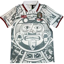 MEXICO 1998 World Cup ABA Sport jersey signed auto by CUAUHTEMOC BLANCO w/ Proof