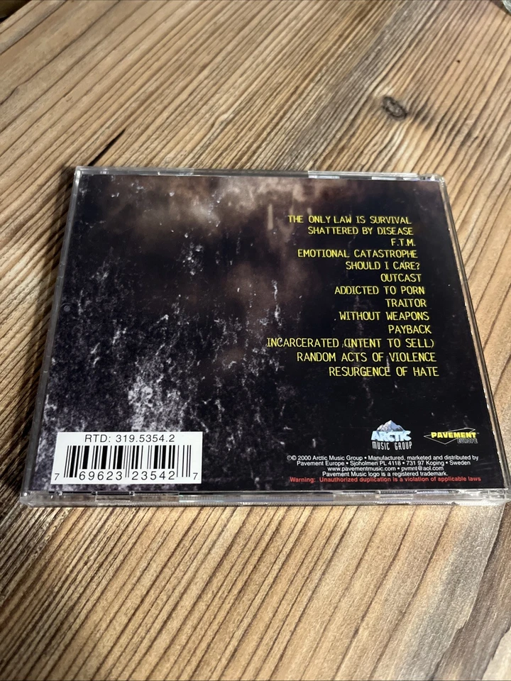 Hateplow The Only Law Is Survival CD Death Metal Malevolent Creation Asphyx - Bild 2 von 4