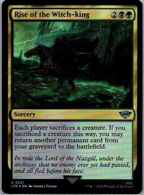 Rise of the Witch-King 221 Universes Beyond: The Lord of the Rings MTG Foil NM