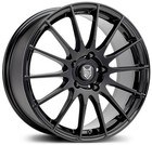Alloy Wheels 17 Fox FX004 Black Gloss For Ford Fiesta Mk6 08 17