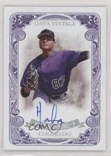 2021 Onyx Vintage Blue Ink Auto /275 Helcris Olivarez #VAHO Auto 0c6