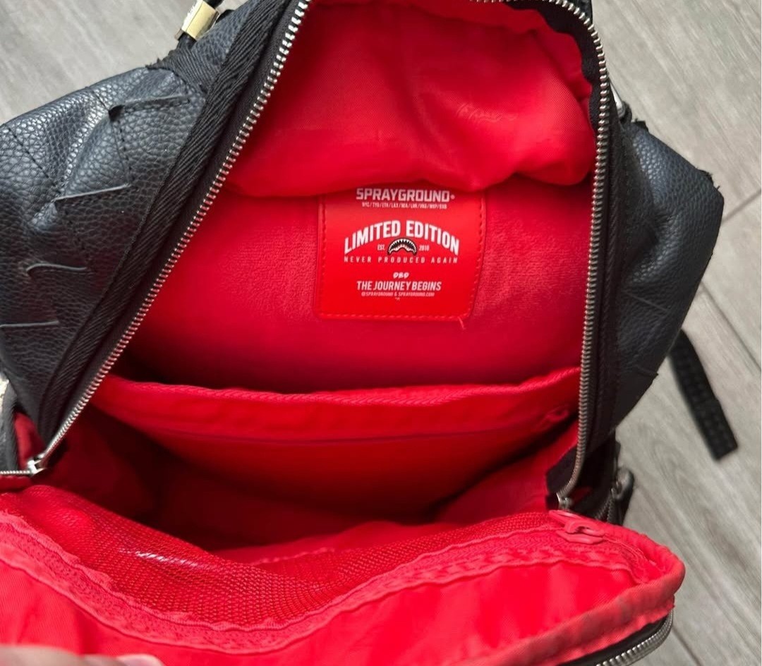 Sprayground Ninja Strada Backpack Streetwear Faux… - image 2