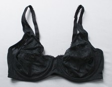 Adore Me Women's Winona Full Coverage Unlined Bra EH6 Jet Black Size 36D NWT