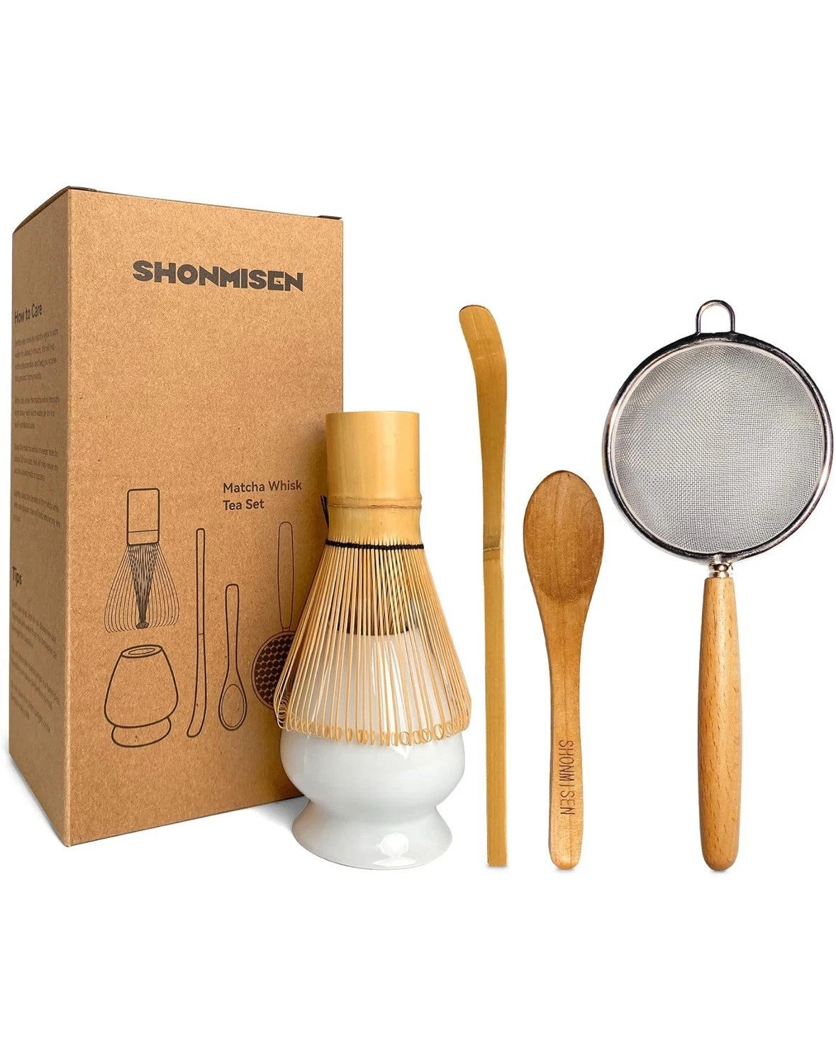 Bamboo Matcha Whisk Set