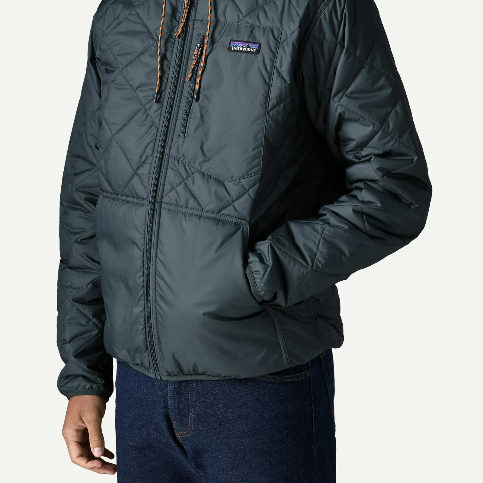 Patagonia Diamond Quilted Insulated Bomber Hoody - Men's, FREESHIPPING - product detail image 16