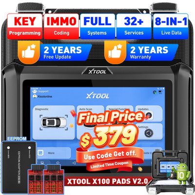 XTOOL X100 PAD S V2.0 IMMO Key Programming Full System Scanner Diagnostic Tool