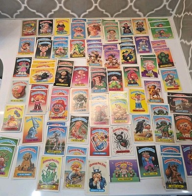 1986 GARBAGE PAIL KIDS Trading Sticker Cards Lot of 113a & 201b Series 1