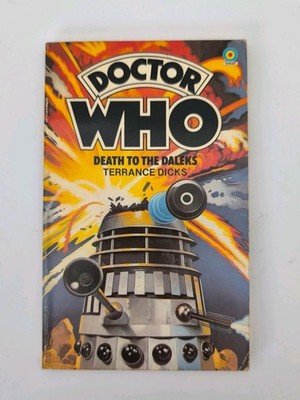 Doctor Who Tod den Daleks Zielbuch 1980 Aufl. Gutes Exemplar Kein Buchrücken verblassen