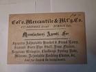 Victorian Trade Card For Colorodo Mercantile (Denver, CO) — photo 2