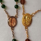 Vintage Plastic Bead Rosary & Prayer Bead Lot — photo 3