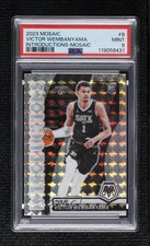2023-24 Panini Mosaic Introductions Prizm Victor Wembanyama #8 PSA 9 MINT 16wc