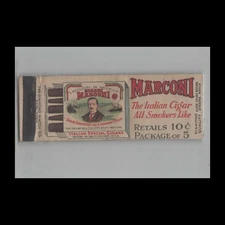 1930s Matchbook Cover Diamond Quality Marconi Cigars Italian Cigars