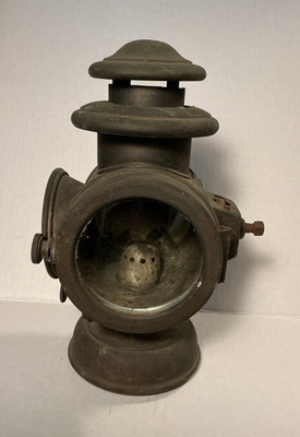 ANTIQUE GRAY AND DAVIS NO. 115 1907-1910 BRASS AUTOMOBILE LIGHT