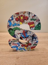 Marvel Comics Pop Creations Wooden Letter "S" - 10 in