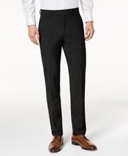 Calvin Klein Mens Slim Black Dress Pants 30 X 32 NEW 95