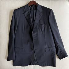 BRIONI PARLAMENTO / DELTA Super 150's Two-Piece Navy Suit 54/44 Luxury Excellent