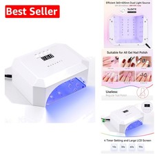 Compact 36W Nail Curing Lamp with 4 Timers Smart Sensor for Home Salon