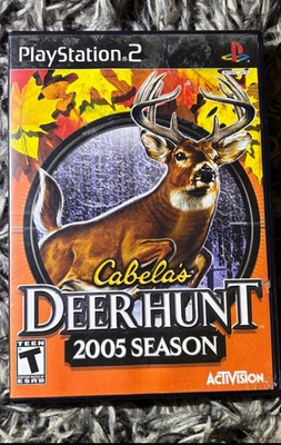 #ad Activision Cabela#x27;s Deer Hunt 2005 Season Action Game PS2 NTSC U C Video Game $10.00
