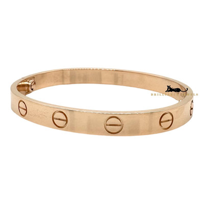Cartier Love 18K 16号 ラブブレス カルティエ Cartier Love Bracelet in 18k Rose Gold Size 16, Classic Model | eBay