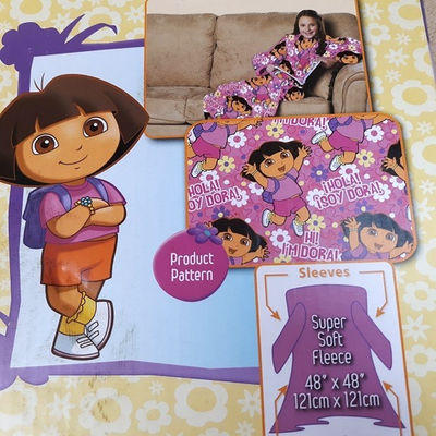 Dora-Fan　オーダー DORA The Explorer Blanket Sleeves NEW Soft Comfy Throw 48