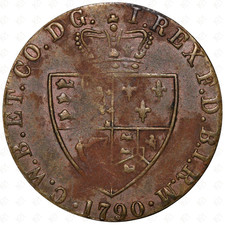 Great Britain George III Gaming Token – William Charles Bagnall & Co – Brass