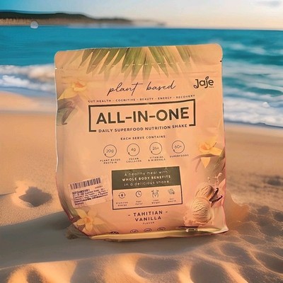Plant Based   All In One Daily Superfood Nutrition Shake- Tahitian VANILLA 