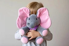 Baby Peek-A-Boo Animated Singing Elephant Plush Toy Interactive Soft Cuddly