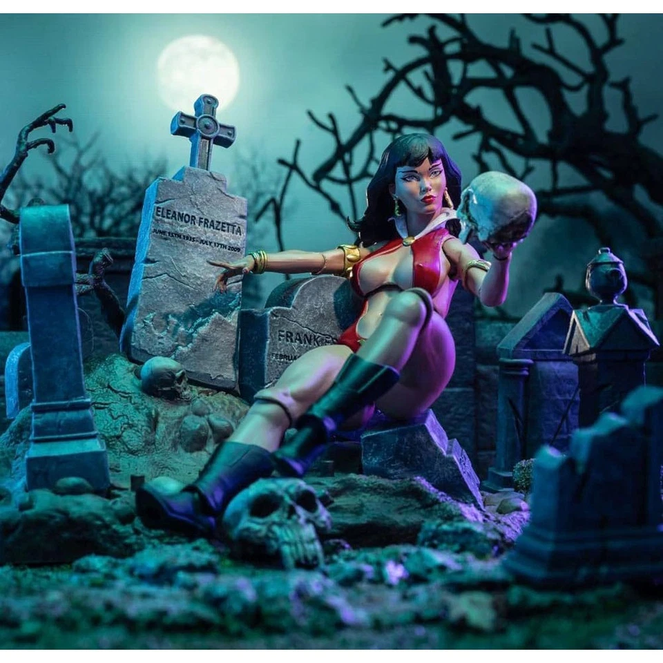 Icon Collectibles Frank Frazetta - VAMPIRELLA 1/12 - Imagen 2 de 4