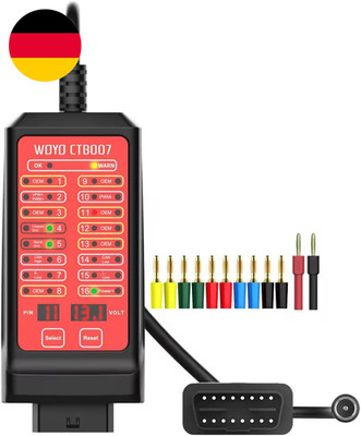 Breakout-Box, 16-Poliger Obdii-Protokolldetektor, Auto-Can-Test, Obd2-Scan-Diagn