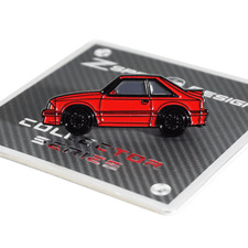 Collector Lapel Hat Pin - Tribute To The Mustang Fox-body