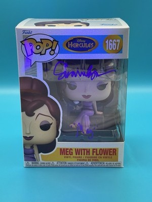 Susan Egan Signed Meg From Hercules Disney Funko Pop Purple Paint Pen OCC COA