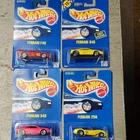 Hot Wheels Ferrari F40, 348, 250 Vintage 1:64 Diecast Cars Unopened Box