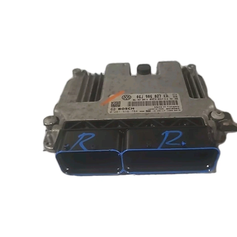  16-17 VOLKSWAGEN TIGUAN 06J-906-027KA MÓDULO DE CONTROL DEL MOTOR PCM ECM ECU OEM   Foto 3 de 4