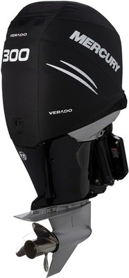 Mercury 8M0228517 Vented Engine Cover for 300hp Verado L6, Black