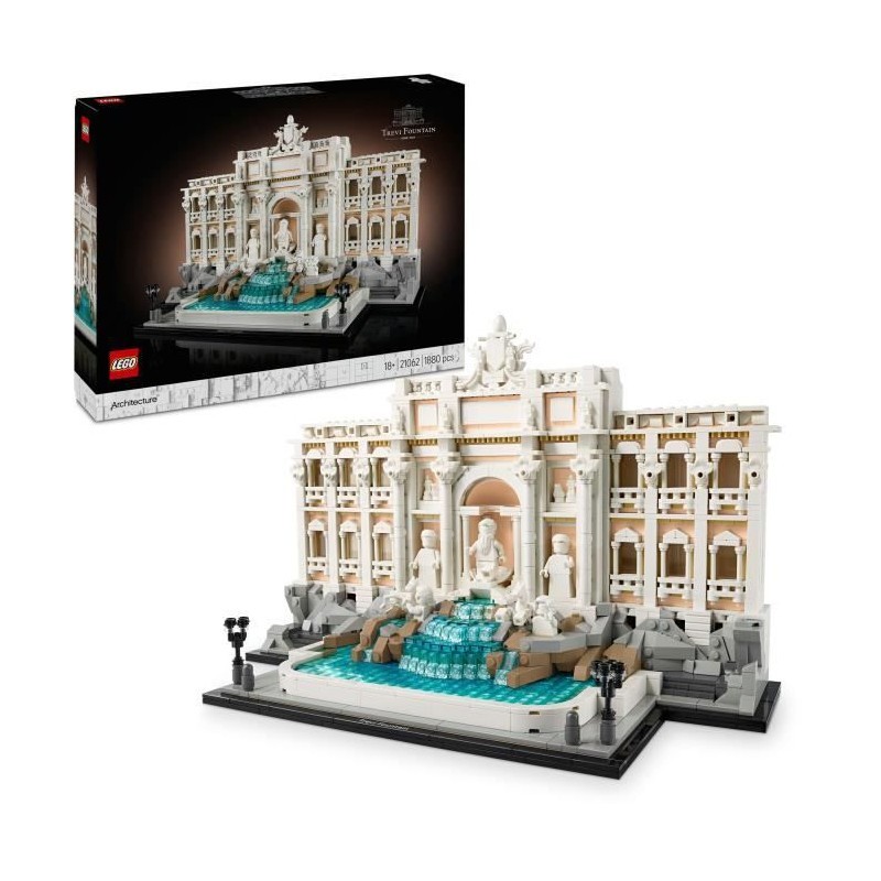 LEGO Architecture 21062 Fontaine de Trevi anti stress activite manuelle relaxation esprit adulte