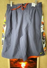Nike men s multi-color board shorts size L pocket brief liner