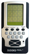 VINTAGE SUDOKU PRO ELECTRONIC HANDHELD LED VIDEO GAME TESTED WORKING